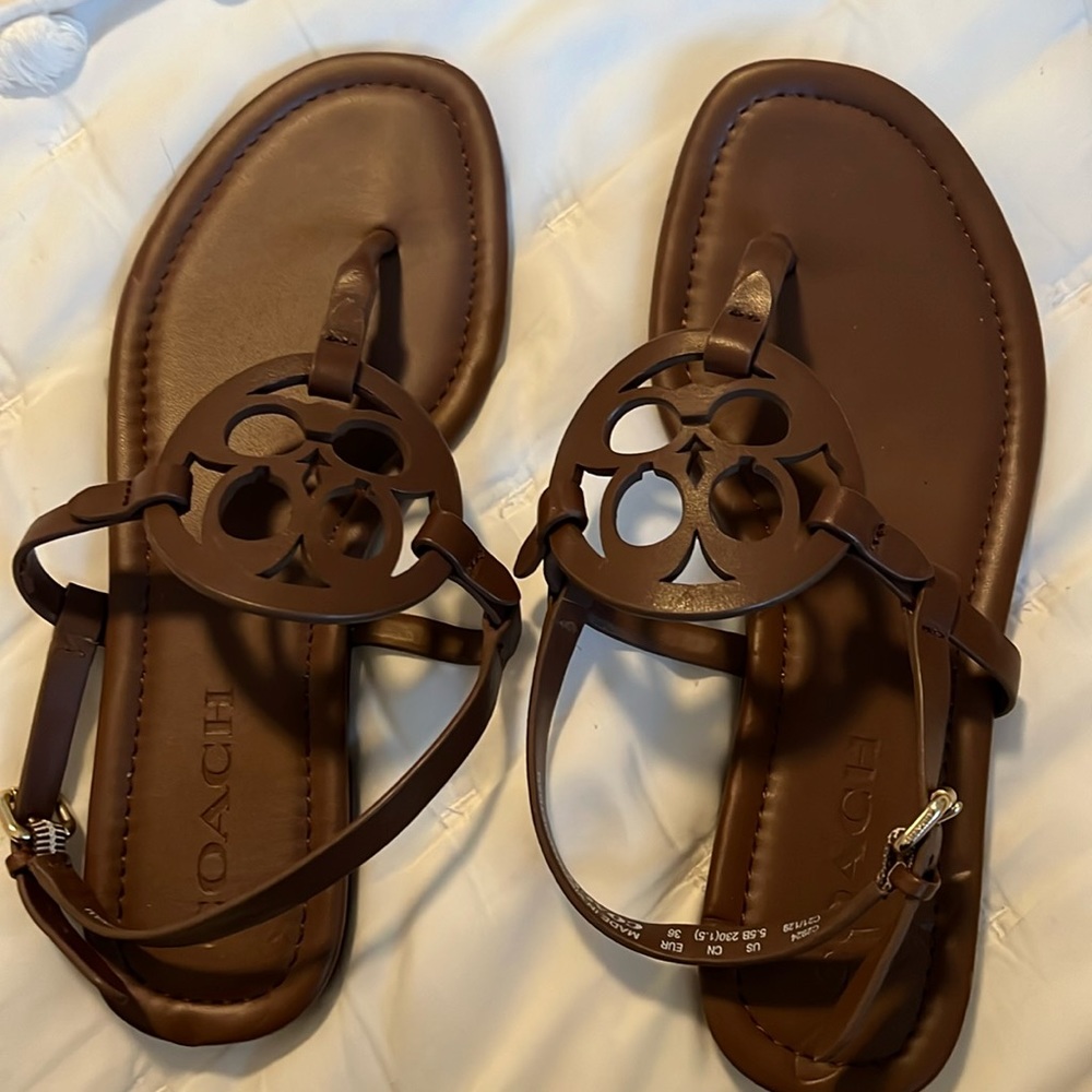 COACH sandals NWOT
